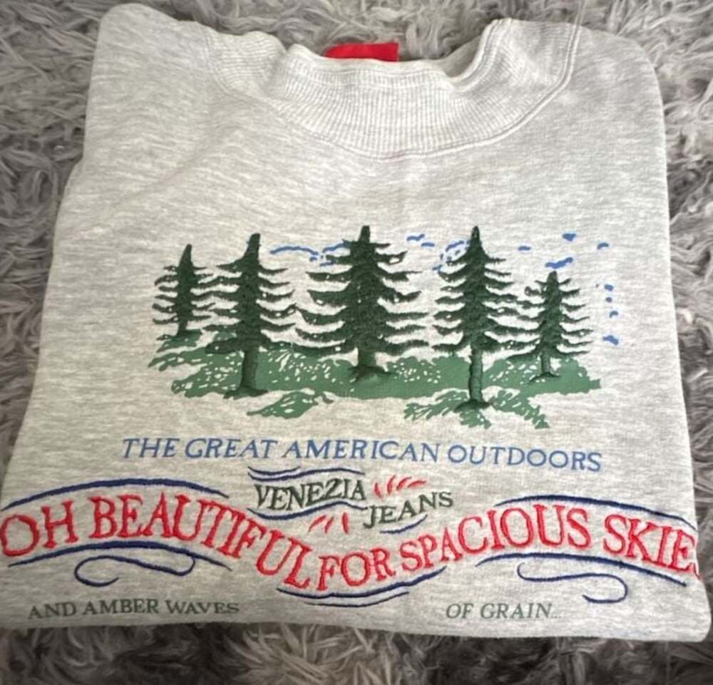 Vintage Venezia Jeans 22/24 Great American Outdoors America the Beautiful Graphi